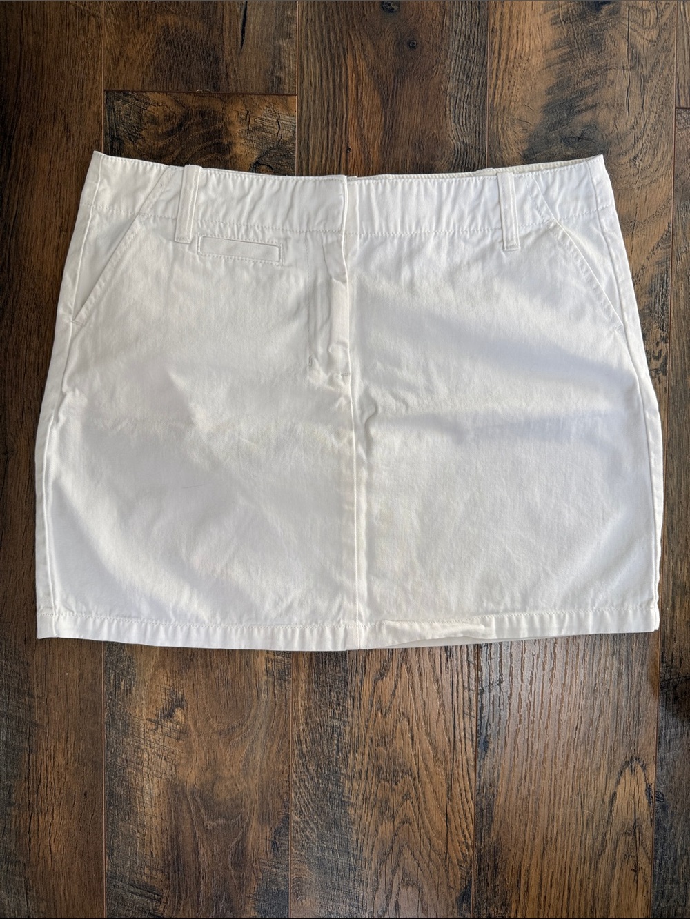 Gap Classic White Cotton Skirt